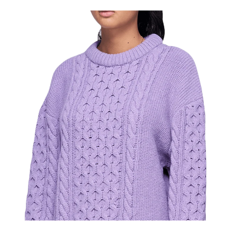 Boyfriend Knit Purple