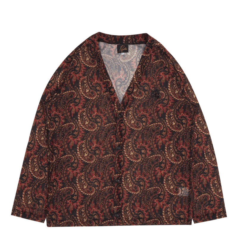 Needles V Neck Cardigan - Poly Black