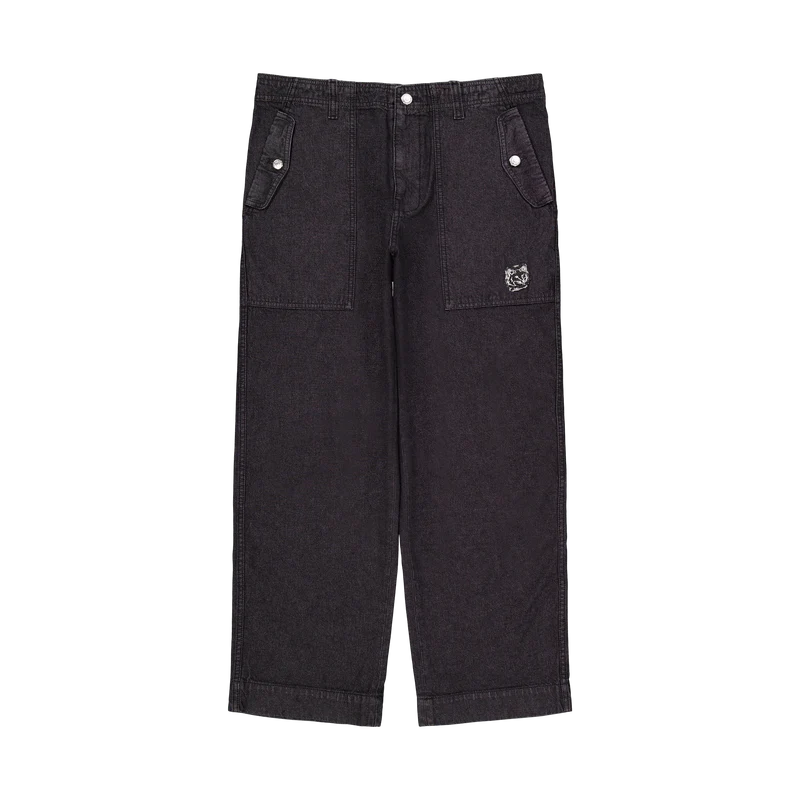 Workwear Pants Washed Black