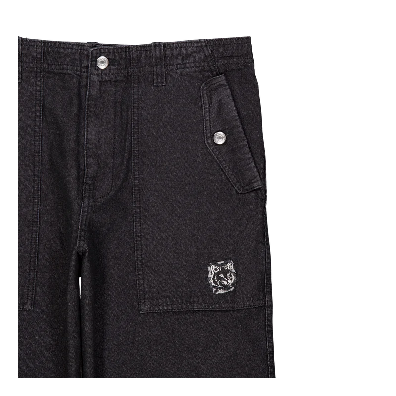 Workwear Pants Washed Black