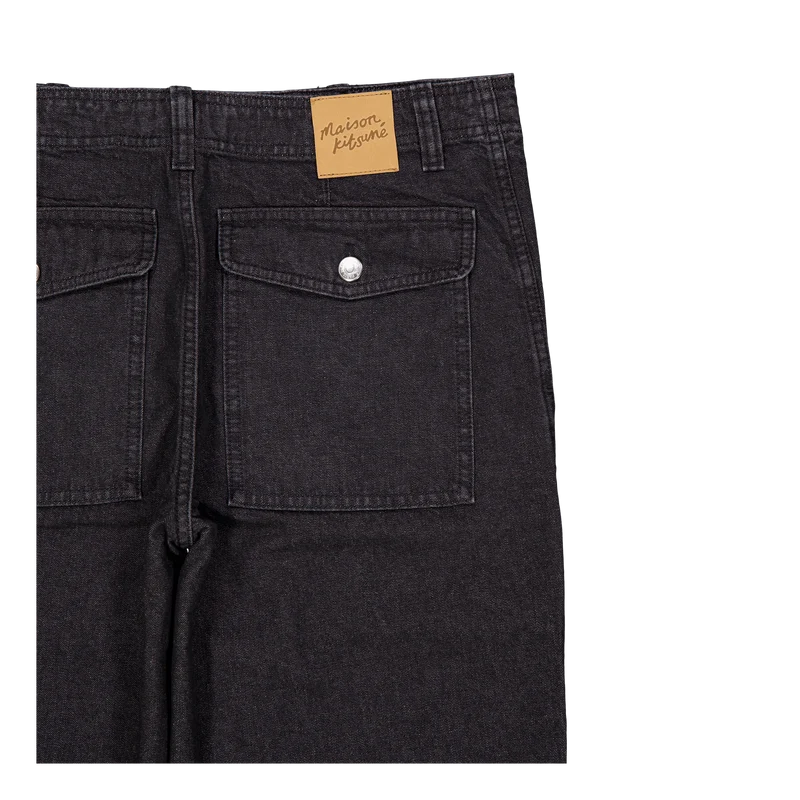 Workwear Pants Washed Black