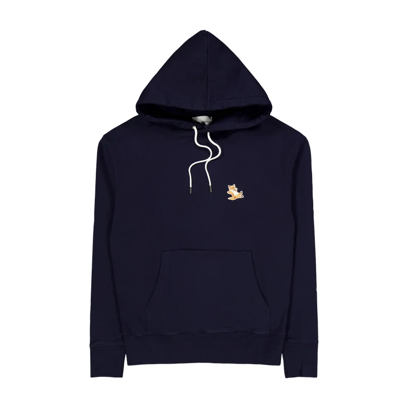 Chillax Fox Patch Classic Hood Navy