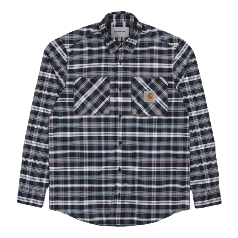 L/s Dormer Shirt Dormer Check, Frosted Blue