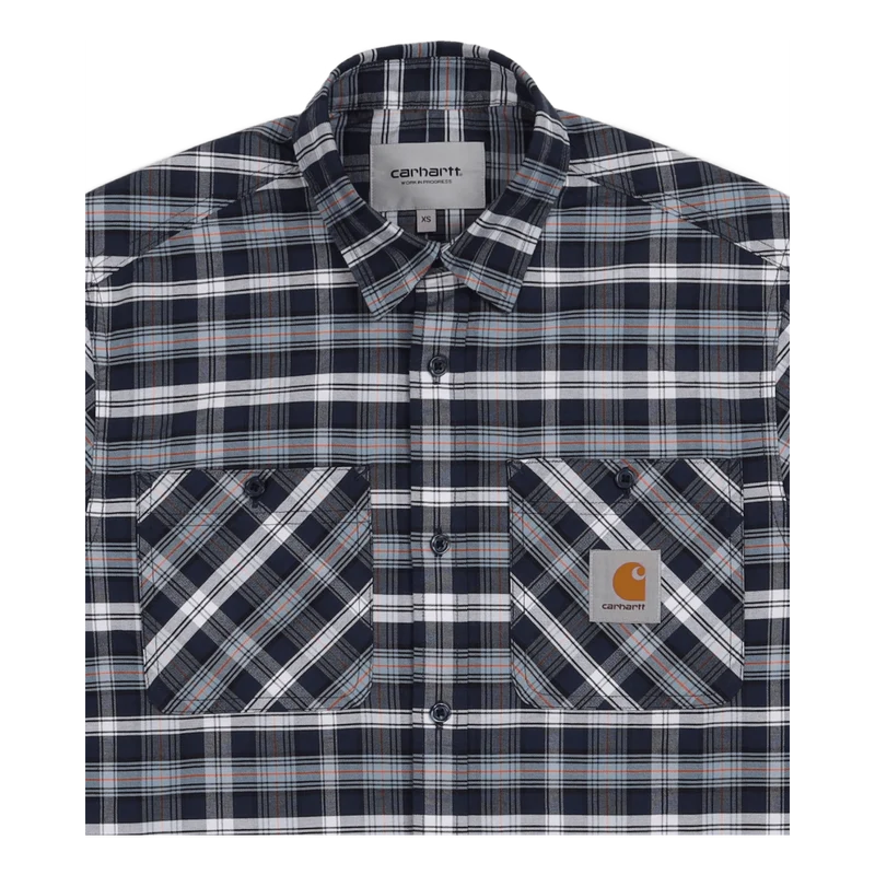 L/s Dormer Shirt Dormer Check, Frosted Blue