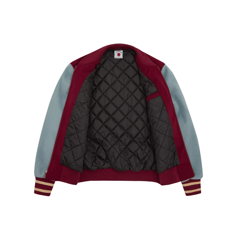 Diner Team Varsity Jacket Burgundy