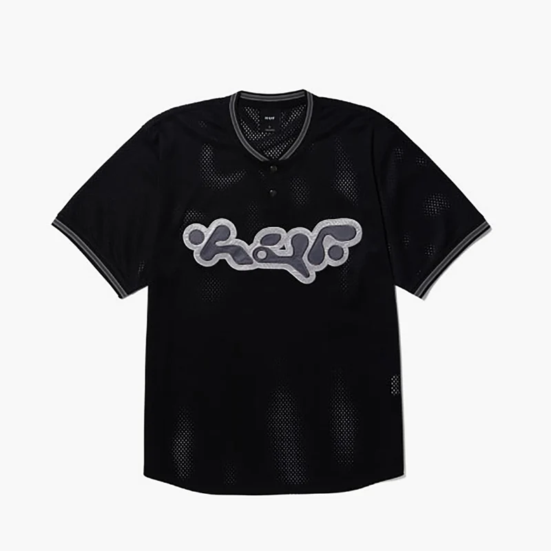 Halftime Henley S/s Jersey Black