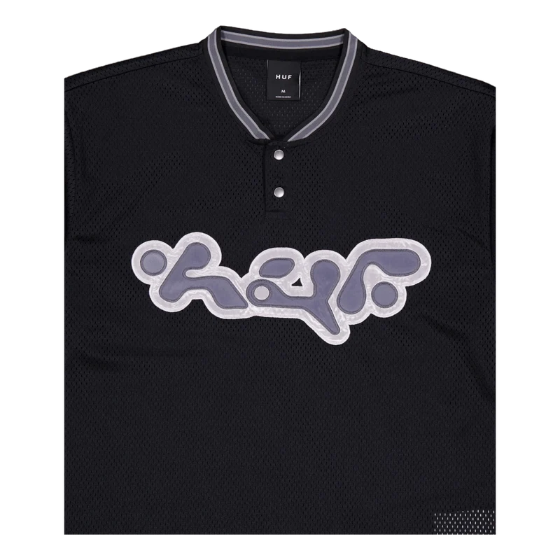 Halftime Henley S/s Jersey Black