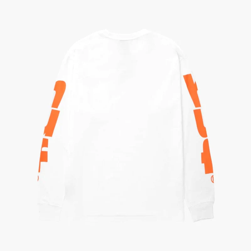 Megablast Stretch L/s Tee White
