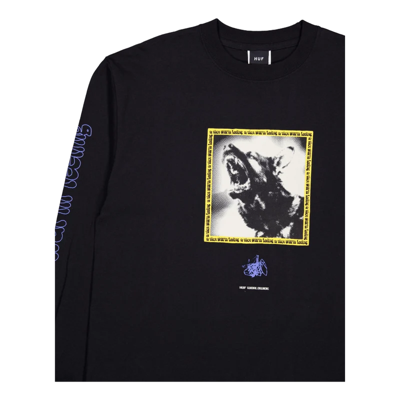 Beware L/s Tee Black