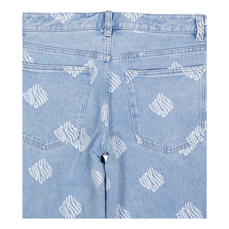 Cromer Print Pant Blue