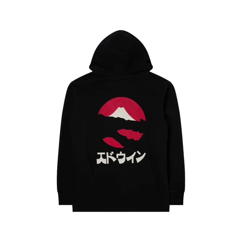 Kamifuji Hoodie Sweat Black