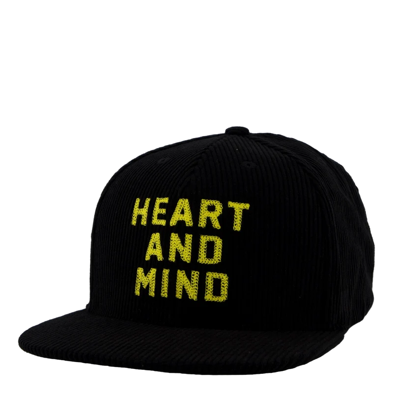 Heart And Mind Corduroy Visor Black