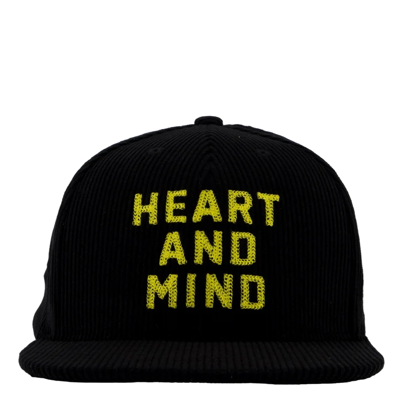 Heart And Mind Corduroy Visor Black