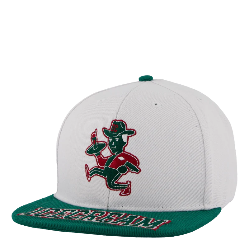 Served Up Strapback Cap White
