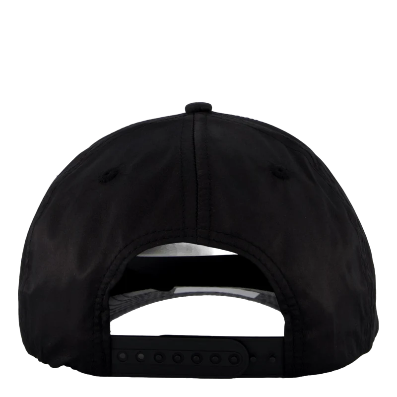 Piano Satin Trucker Black