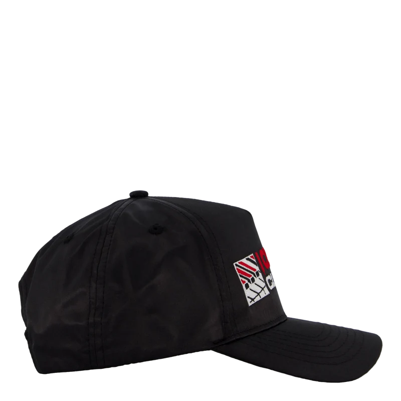 Piano Satin Trucker Black