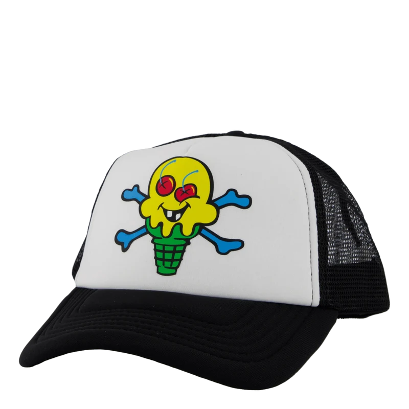 Cones And Bones Trucker White