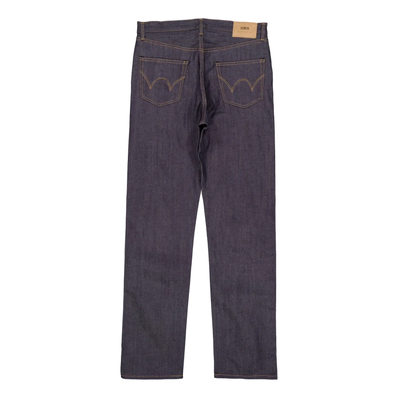 Loose Straight Jeans Blue - Unwashed