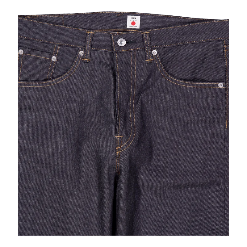 Loose Straight Jeans Blue - Unwashed