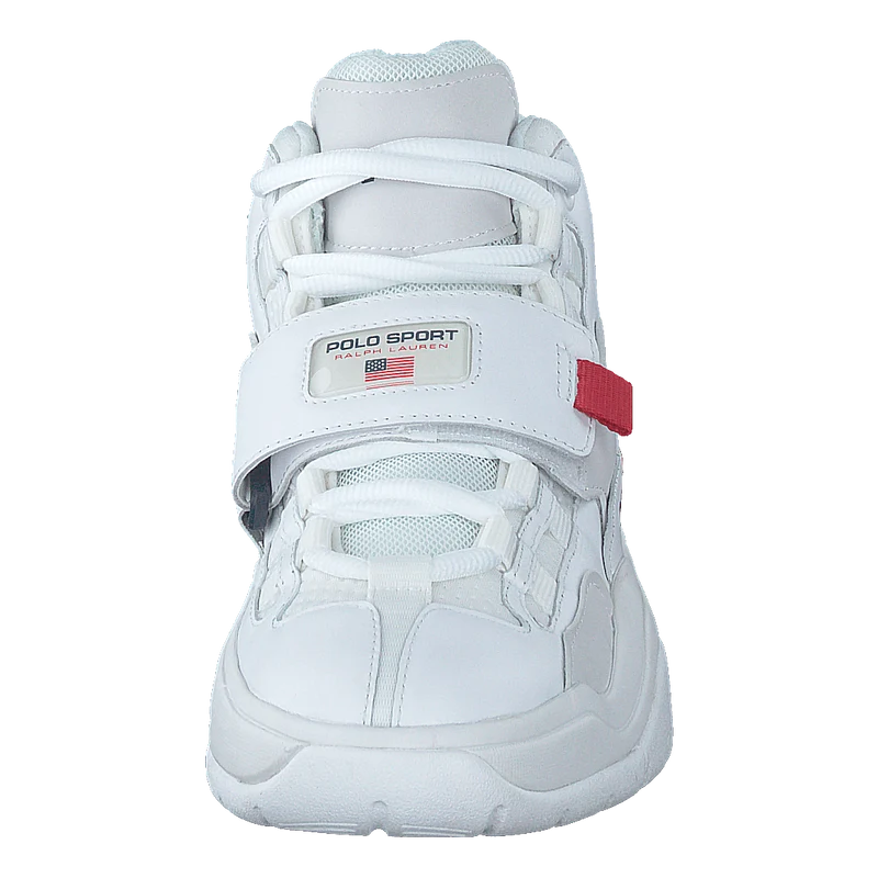 PS100 High-Top Sneaker White / Navy / RL2000 Red