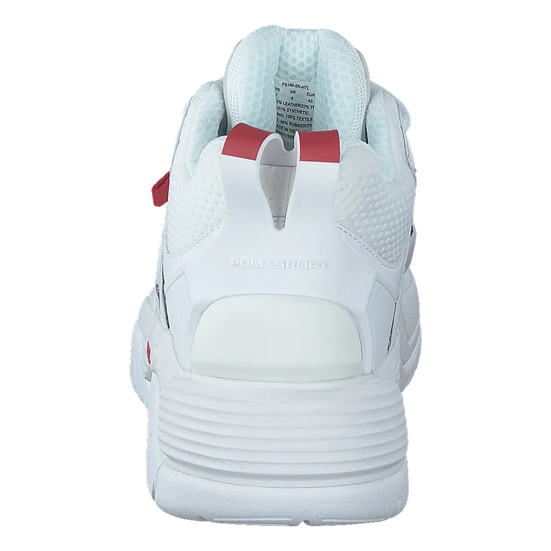 PS100 High-Top Sneaker White / Navy / RL2000 Red