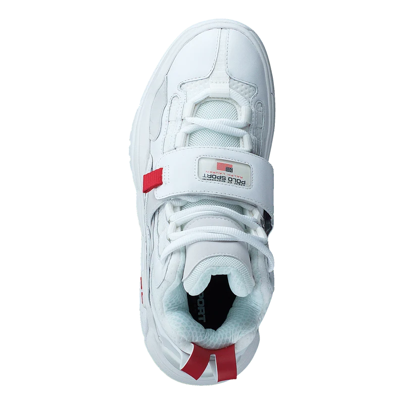 PS100 High-Top Sneaker White / Navy / RL2000 Red