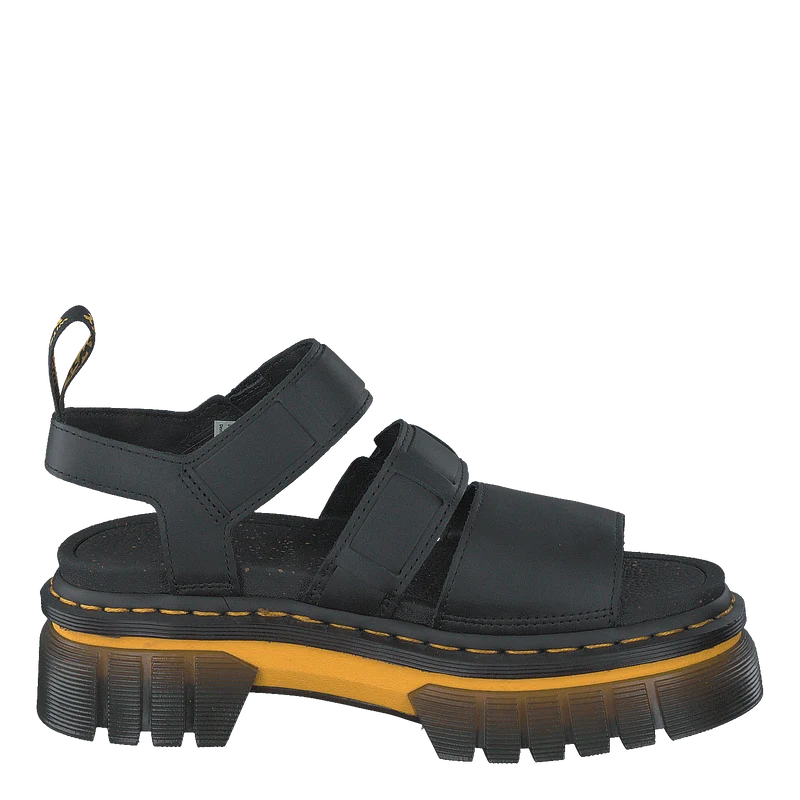 Ricki 3 Strap Sandal Black Luc Black