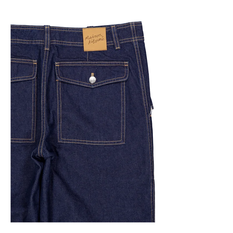 Workwear Pants Washed Indigo