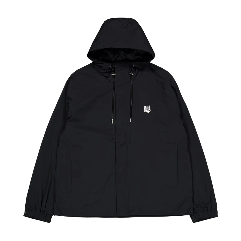 Hooded Windbreaker Black