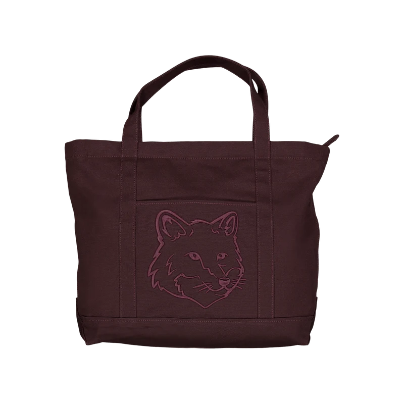 Fox Head Classic Tote Bag Pecan Brown