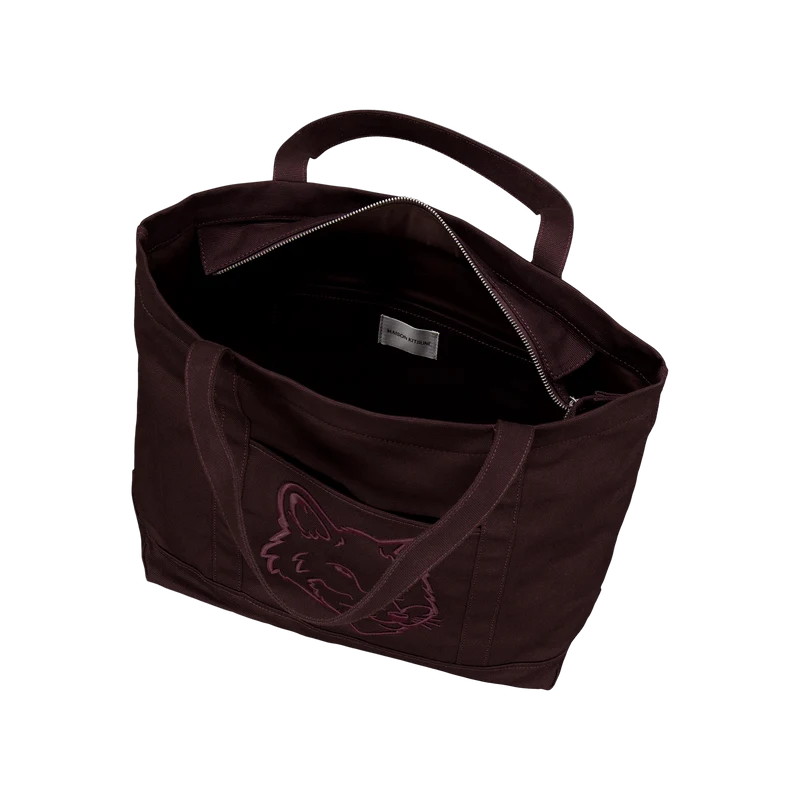 Fox Head Classic Tote Bag Pecan Brown