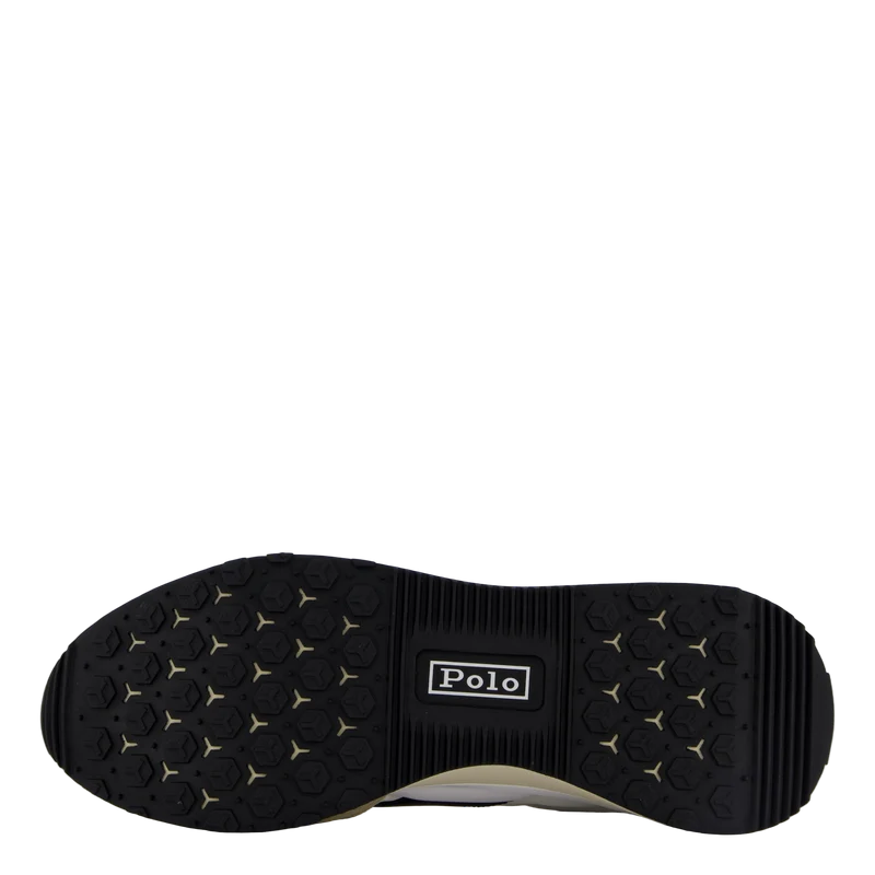 Train 89 Suede-Paneled Sneaker Milkshake / Black / Red
