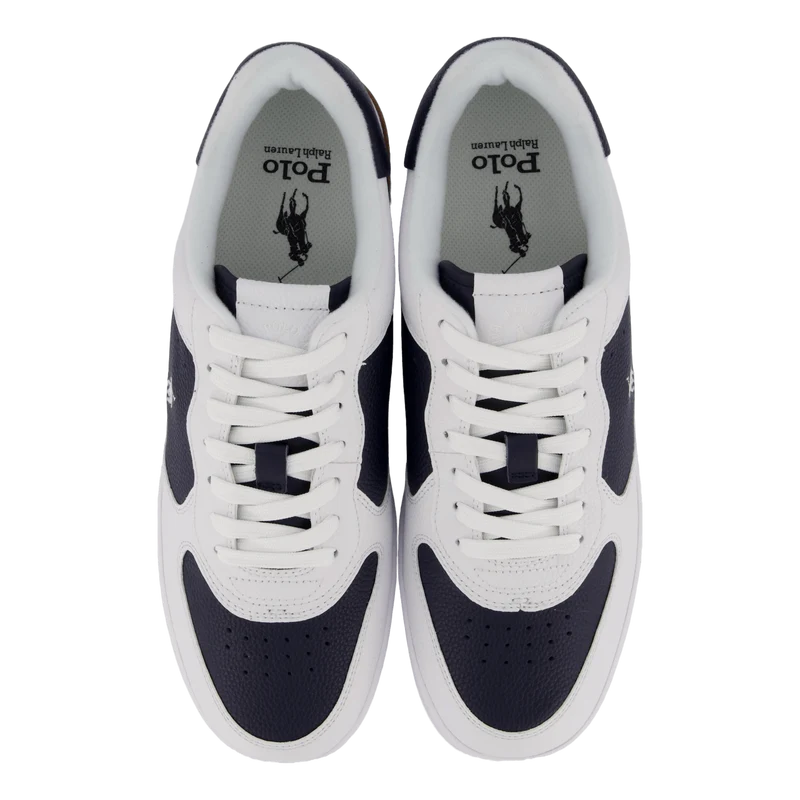 Masters Court Leather Sneaker White / Navy