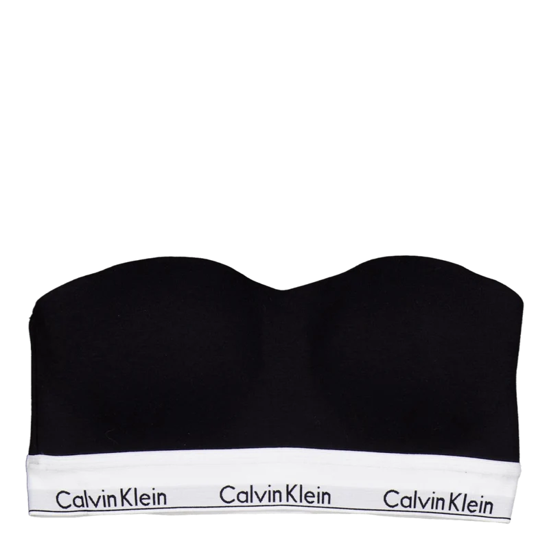 Lightly Lined Bandeau Black