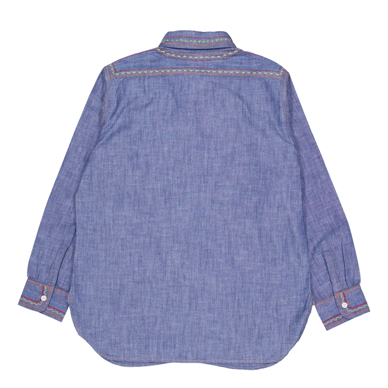 Needles Work Shirt - Cotton Ch Blue