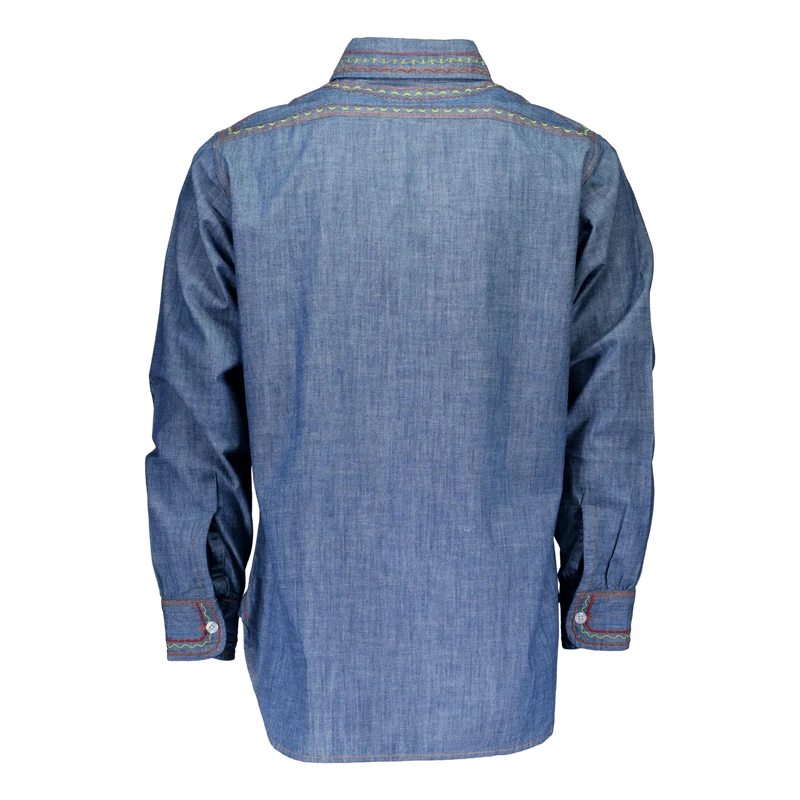 Needles Work Shirt - Cotton Ch Blue
