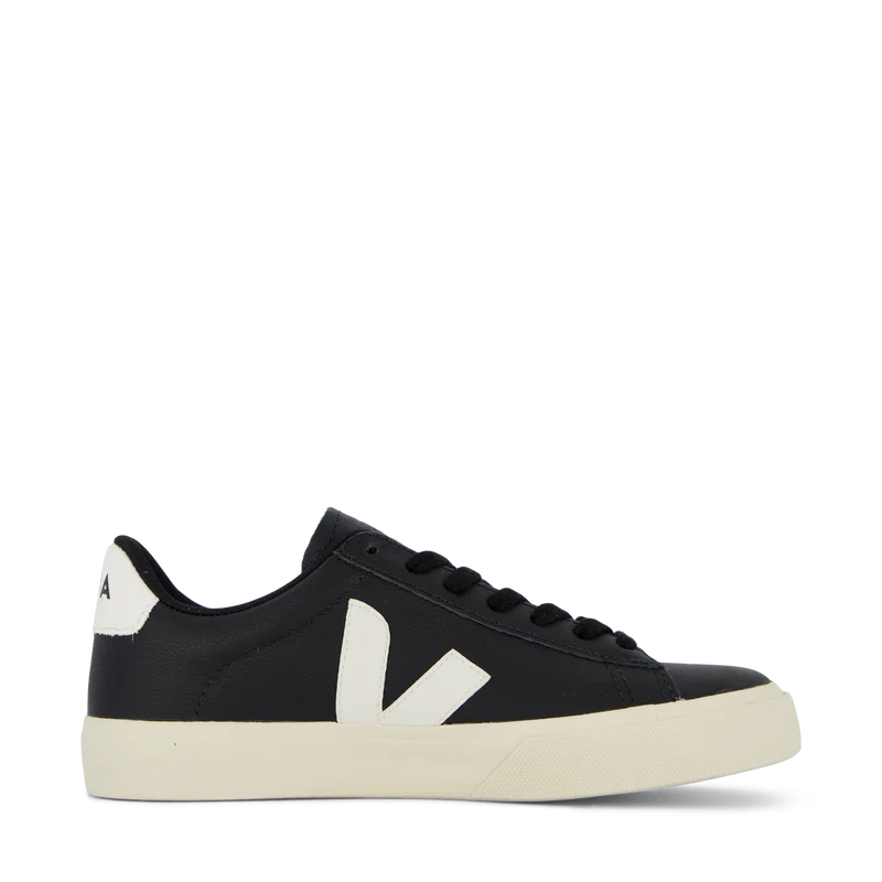 Campo Leather Black White