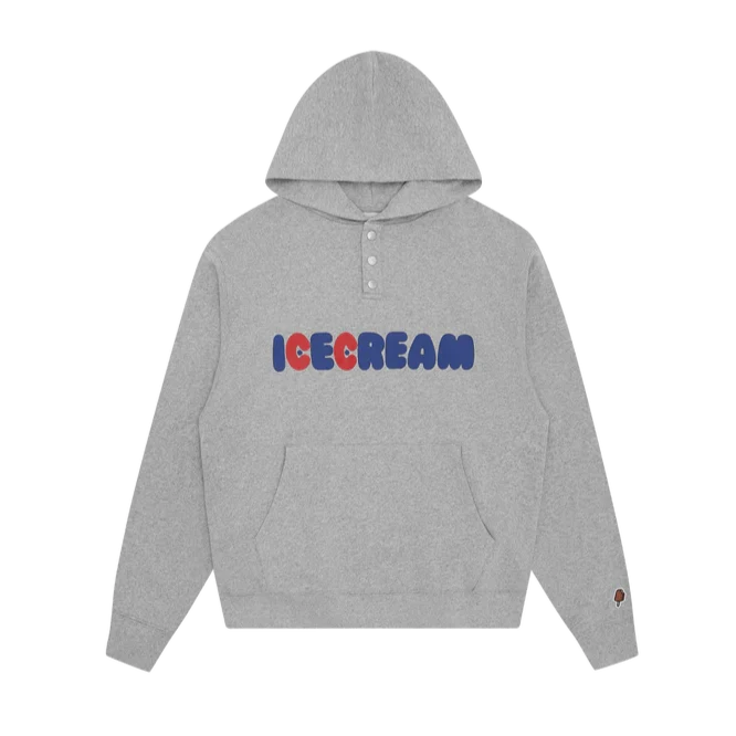 Donut Popover Hood Heather Grey