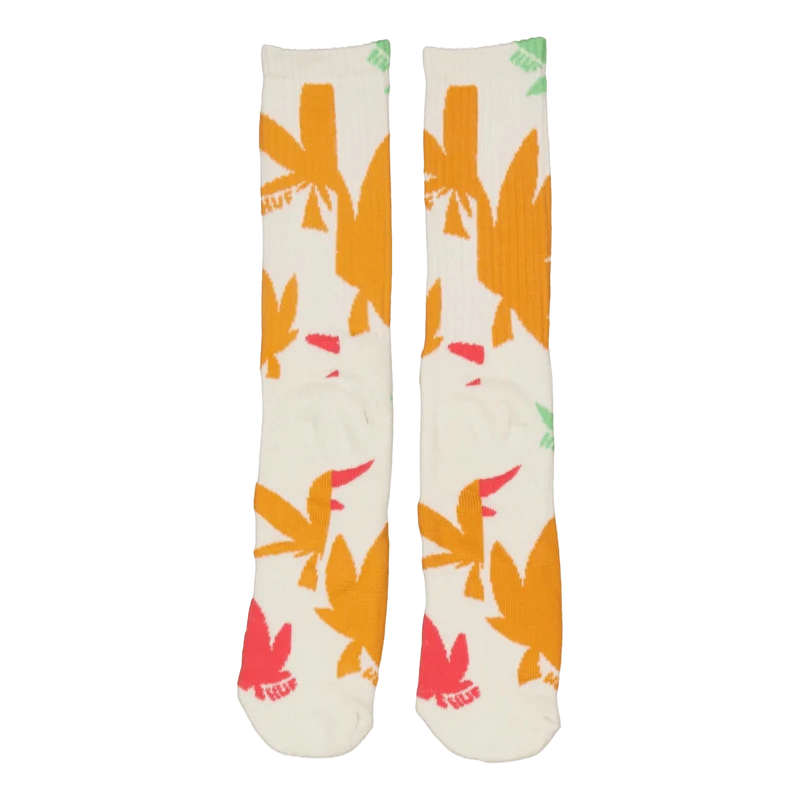 Abstract Plantlife Sock Natural