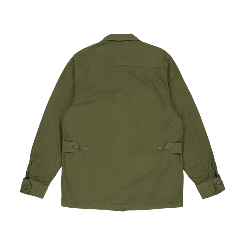 Tropical Jacket Olive Poplin