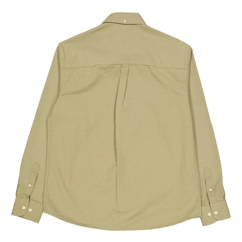 Bush Seersucker Shirt Olive