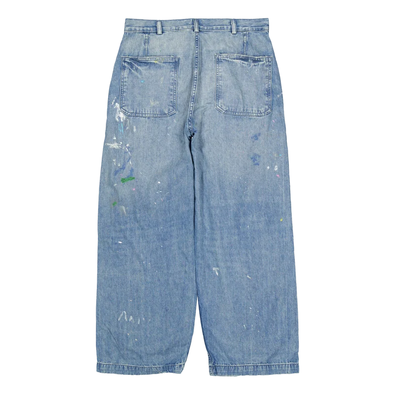 Naval-Inspired Distressed Jean Malta