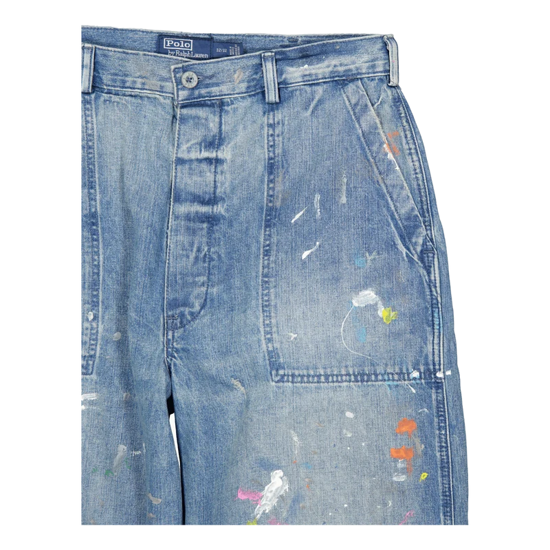 Naval-Inspired Distressed Jean Malta