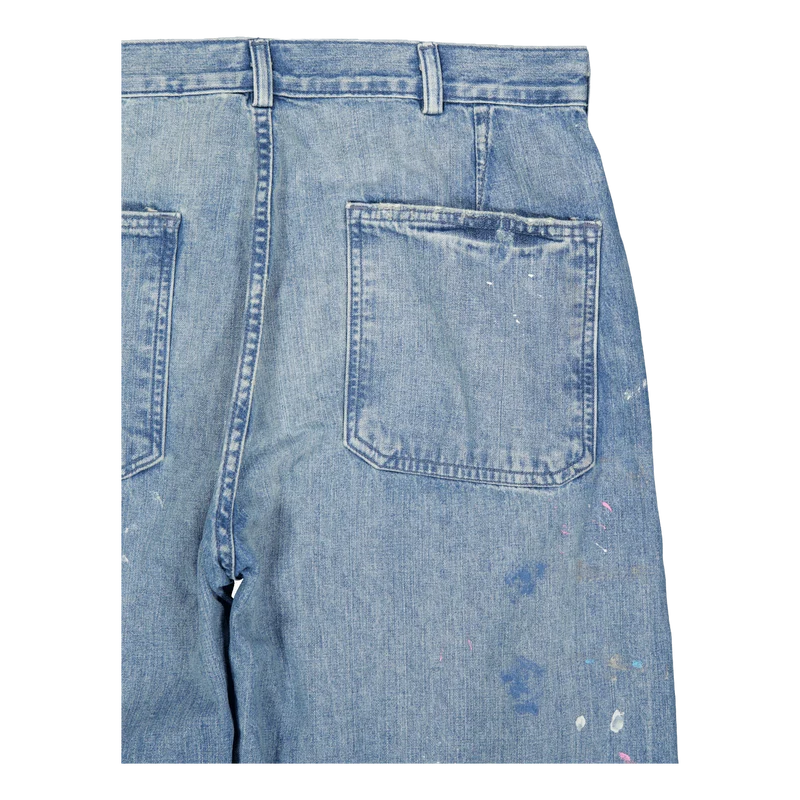 Naval-Inspired Distressed Jean Malta