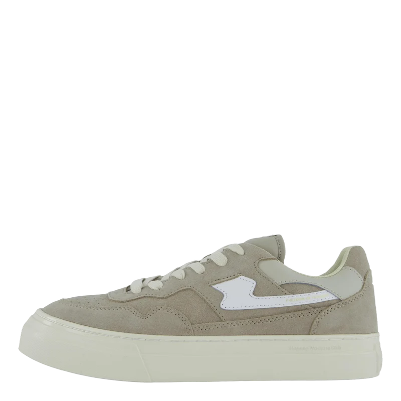 Pearl S-strike Suede Lt Grey & White