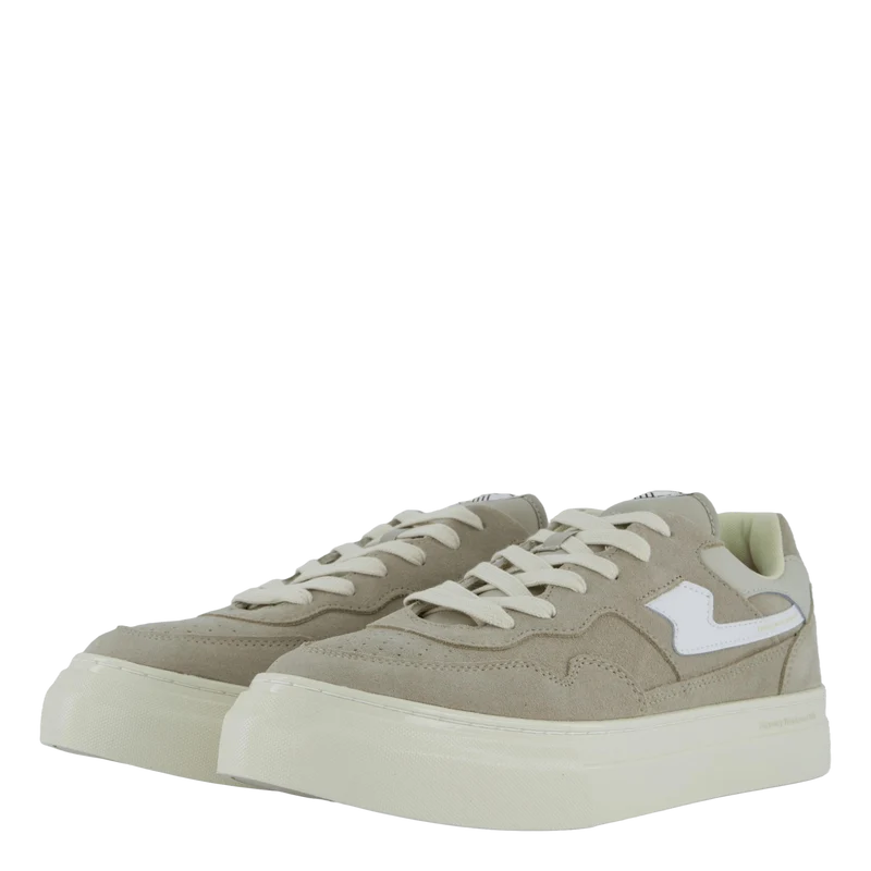 Pearl S-strike Suede Lt Grey & White