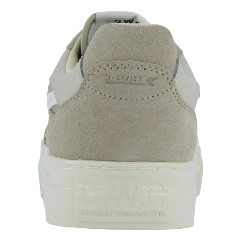 Pearl S-strike Suede Lt Grey & White