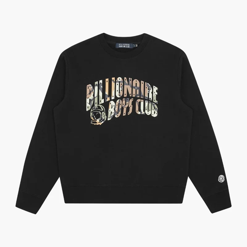 Duck Camo Arch Logo Crewneck Black