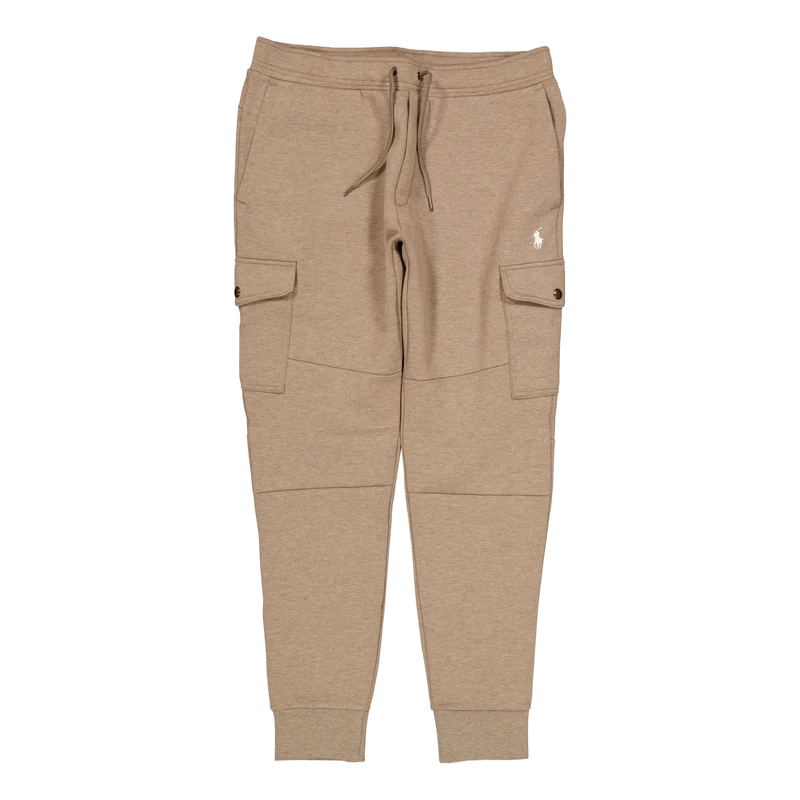 Double-Knit Cargo Jogger Pant Dark Taupe Heather