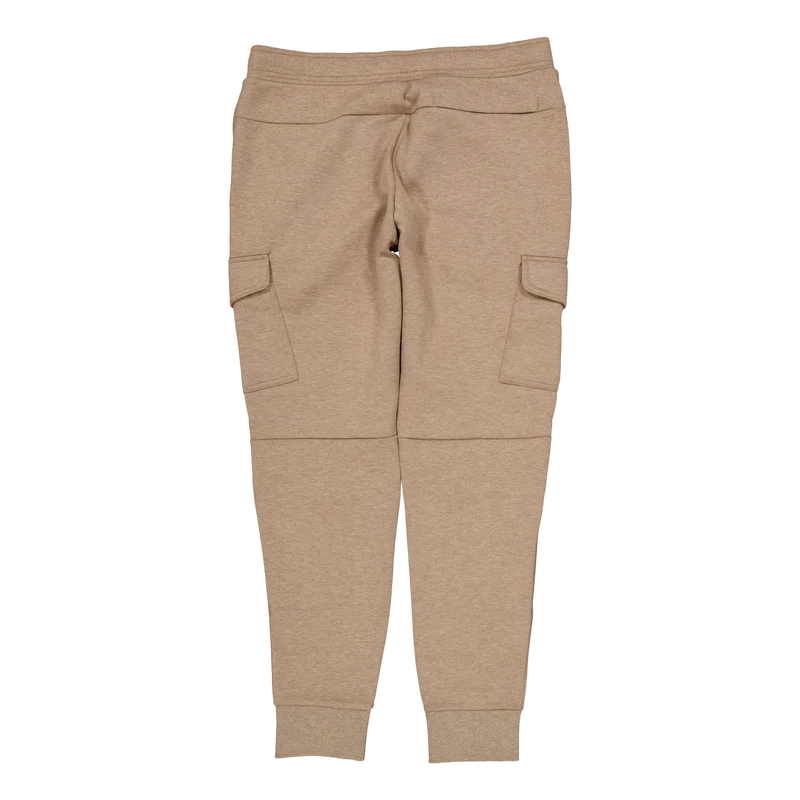 Double-Knit Cargo Jogger Pant Dark Taupe Heather